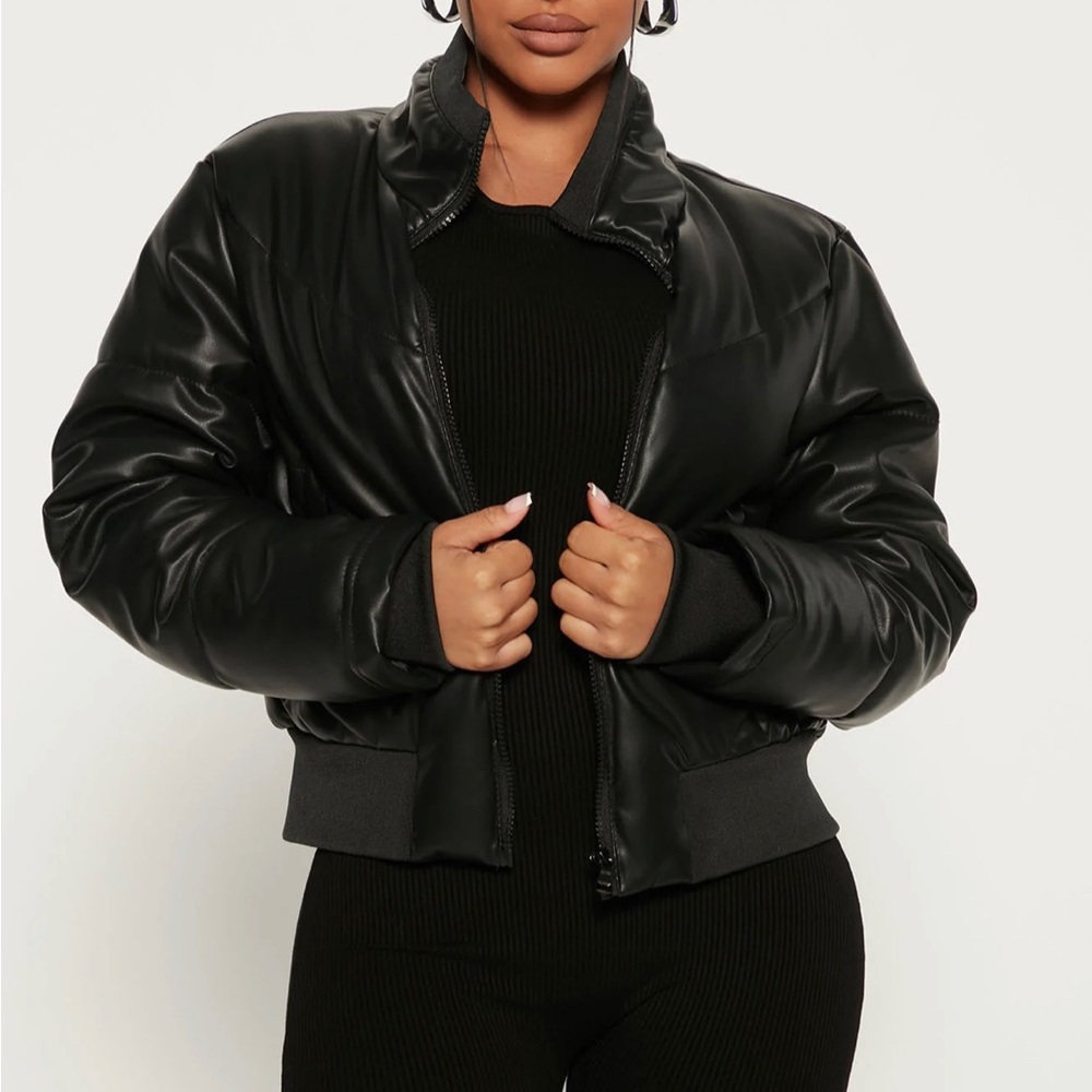Fashion nova No excuses Faux puffer jacket